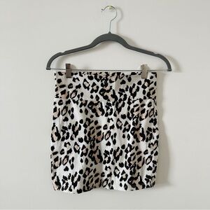 Charlotte Russe Cheetah Print Skirt Medium
